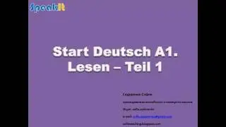 Start Deutsch A1 Lesen Teil 1 RUS