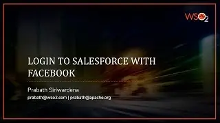 Login to Salesforce with Facebook