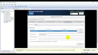 Install centOS 7 on vmware Workstation