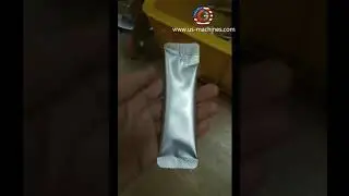 Automatic single lane powder stick forming filling sealing machine testing video