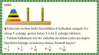 Olasılık “Harika Bir Sıralama Sorusu “ TYT—AYT—KPSS💥💥