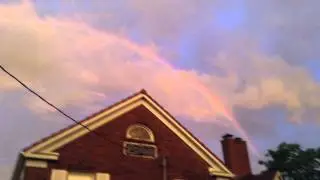 Rainbow Over the House