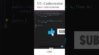 Function Overloading In Java🔥|