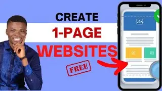 How to Create a one-page Website for FREE with your Phone