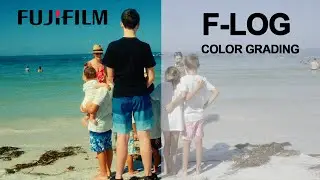 Fuji Film F-Log Color Grading Test using the XT-4
