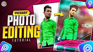 PicsArt Photo Editing Background Change Tutorial | BOSS GFX