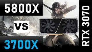 AMD RYZEN 5800X vs 3700X Performance with RTX 3070 | Tested in 7 Games