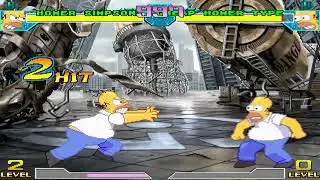 Chrigar Mugen: Homer Simpson vs Cheap Homer Simpson