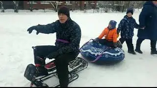 #снегокат #электроснегокат