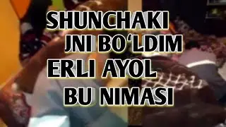 18+ SHOK DAMAN IKKI FARZANDLI AYOL VA TOYIGA BIR XAFTA BOLGAN ERKEK BU NIMASI