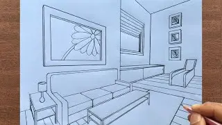 How to Draw a Room in Two-Point Perspective Step by Step