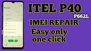 itel P40 p662l imei repair | how to itel p662l imei repair | itel spd imei repair