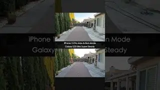 iPhone 15 Pro Action Mode vs S23 Ultra Super Steady! 🏃‍♀️🏃‍♂️