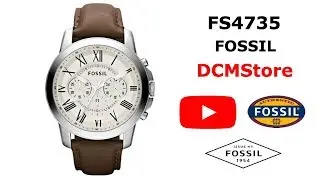 FS4735 Fossil Grant Brown Leather