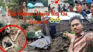 Flood In Tripura !! Rubber Chara musuk Chai Sibai Kha Seshh Tini Horro@tiprasanikhorangofficial