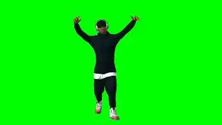 Green screen cartoon character |A man dancing
