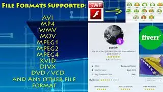 I will convert shockwave flash swf file to mp4