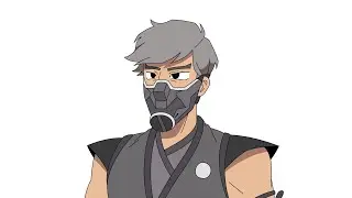 Mortal Kombat 1 Smoke Animation | Toon Boom Harmony 22 test