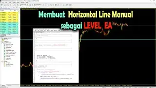 Membuat  Horizontal Line Manual sebagai Level EA