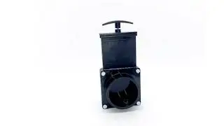 Valterra 3 Waste Dump Gate Valve 3 Inch Hub x 3 Inch Spigot Connection T40