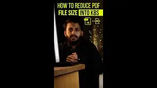 How To Reduce PDF File Size Into KBS 