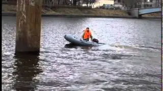 тест лодки ПВХ Хантер 240
