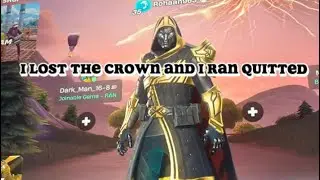 Fortnite# just wanted to get a crown win, but in the end, I range quit