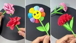 Beautiful DIY Paper Flower Craft Ideas & Fun Activities | Quick & Easy Crafts that you can make DIY