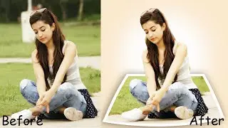 A Beautiful 3D Photo Paper Pop-Out Effect !! Photoshop