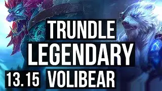 TRUNDLE vs VOLIBEAR (TOP) | 10/0/4, Legendary | NA Grandmaster | 13.15