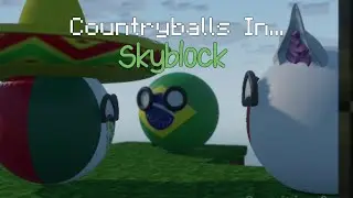 Countryballs En skyblock (Minecraft) Geometricos Sammy