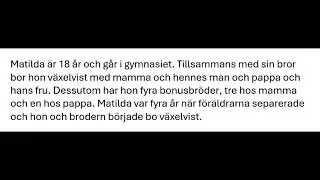 Uttal 1   Tema familj och relationer