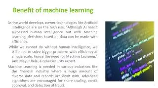 Mayor Rele explain Python Language For Machine Learning