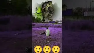 Godzilla and frog 🐸 Monster Attack #shorts #youtubeshorts #greenscreen #monsterschool #vfx #cool