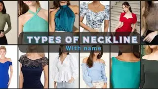 Types of Neckline with name#neckline #neckdesign #neckstyle