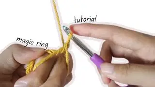 Crochet for Beginners: How to Make Magic Ring or Magic Circle | Filipino