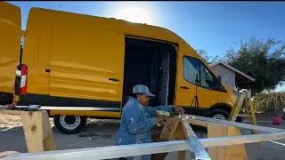 Van Build || Building a Roof Rack for my Ford Transit Van, Checking Mail, Home Depot
