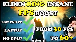 ELDEN RING Low End PC Fix Stutter and Lags BEST SETTINGS FOR ANY PC/LAPTOP