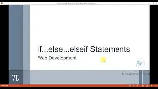PHP If  Else  Elseif Statements