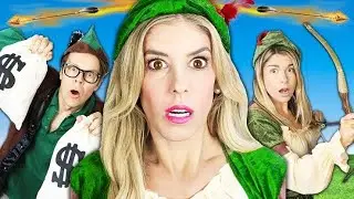 Giant Robin Hood in real life musical to Rescue missiong Dog! | @rebeccazamolo @MattSlays ​⁠
