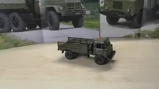 Обзор модели Газ-66, масштаб 