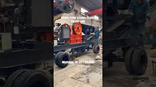 How mobile rock crusher work. Granite gold iron copper ore marble quartz stone jaw crusher station