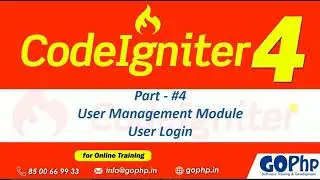#33 Login form in Codeigniter 4