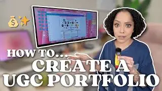 how to create a ugc portfolio on Canva💜 *GIVEAWAY* | CANVA TUTORIAL FOR BEGINNERS (STEP BY STEP)