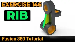 Fusion 360 Exercise 146 - RIB