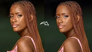 Simple Skin Retouching Tutorial for Beginners using Frequency Separation