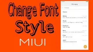 How To Change Font Style in Redmi Phone Without ROOT 100% Work