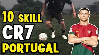 10 SKILL CRISTIANO RONALDO DI TIMNAS PORTUGAL | TRIK GOCEKAN SEPAK BOLA
