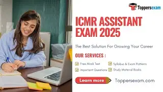 Icmr assistant recruitment 2025 I icmr assistant exam syllabus 2025 