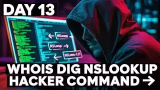 Day 13 KaliLinux 💻 | whois information  Command Full Tutorial (Hindi) 
